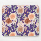 Trendy Watercolor Blume Mousepad (Vorne)