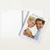 Trendy Watercolor Ein Foto Name Vorlage 2023 Planer (Anzeige)