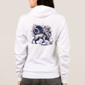 Trendy Watercolor Leo Zodiac Sweatshirt (Rückseite)