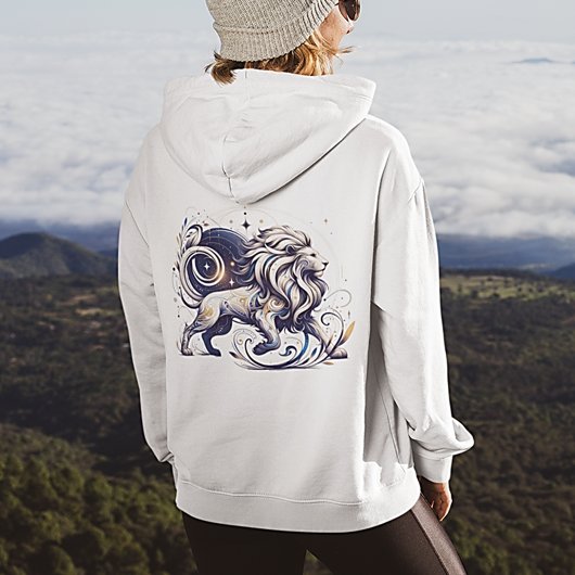 Trendy Watercolor Leo Zodiac Sweatshirt