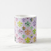 Trendy Watercolor Lilie Pattern Kaffeetasse (Mittel)