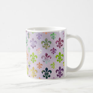 Trendy Watercolor Lilie Pattern Kaffeetasse