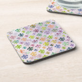 Trendy Watercolor Lilie Pattern Untersetzer (Linke Seite)