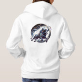 Trendy Watercolor Taurus Zodiac Sweatshirt (Rückseite)