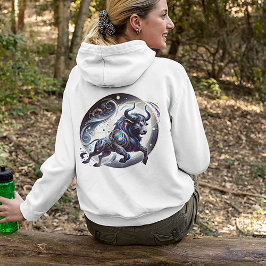 Trendy Watercolor Taurus Zodiac Sweatshirt
