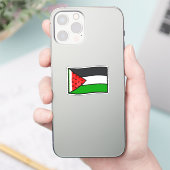 Trendy Watermelon Palestine Flag Artwork Aufkleber (Telefon)