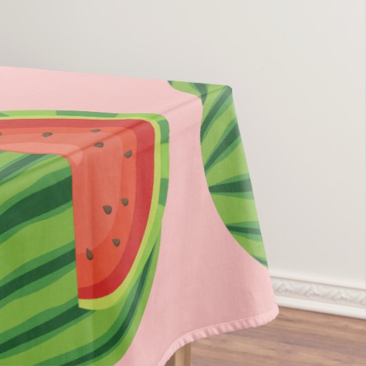 Trendy Watermelon Pattern Pink Tischdecke (Beispiel)