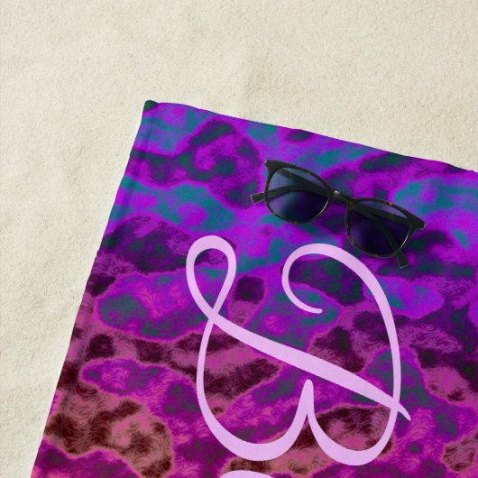 Trendy Waves Strandtuch (Beispiel)