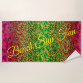 Trendy Waves Strandtuch (Vorderseite)
