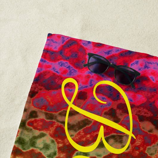 Trendy Waves Strandtuch (Beispiel)