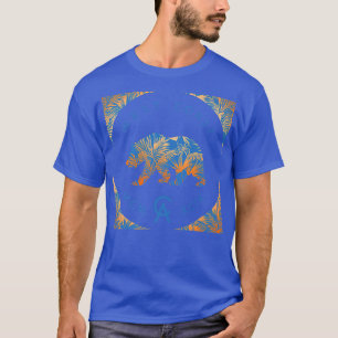 Trendy West Coast California Bear Floral Muster P T-Shirt
