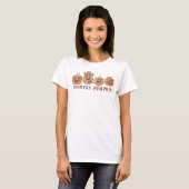 Trendy Western Country Cow Pumpkin Halloween T-Shirt (Vorne ganz)