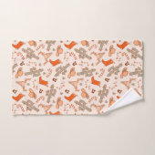 Trendy Western Cowboy Ästhetisches Weihnachtsmuste Badhandtuch Set (Handtuch)