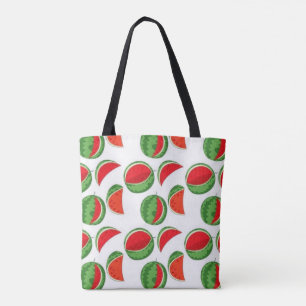 Trendy Whimsical Watermelon Muster Tasche