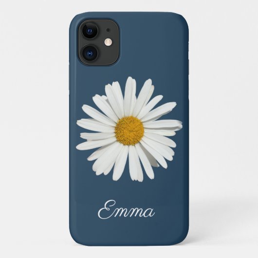 Trendy White Daisy Blume Blossom - Blumenmode Case-Mate iPhone Hülle (Rückseite)