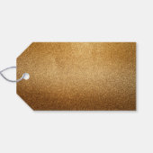 Trendy White Marble & Gold Glitzer Handmade Gesche Geschenkanhänger (Rückseite Horizontal)