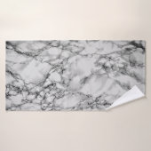 Trendy White Marble Stone - Badehandtuch (Badehandtuch)