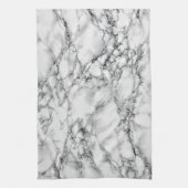 Trendy White Marble Stone Geschirrtuch (Vertikal)