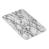 Trendy White Marble Stone Magnet (Rechte Seite)