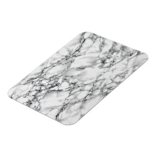 Trendy White Marble Stone Magnet