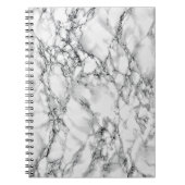 Trendy White Marble Stone Notizblock (Vorderseite)