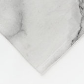 Trendy White Marmor Stone - Fleecedecke (Ecke)