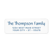 Trendy White Simple Chic Styled Typography Script (Vorne)