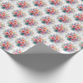 Trendy Wildflowers Beautiful Luxury Collection Geschenkpapier (Ecke)