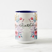 Trendy Wildflowers Beautiful Luxury Collection Tasse (Zentrum)