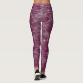 Trendy Wine Pattern All-Over Print Leggings (Rückseite)