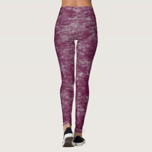 Trendy Wine Pattern All-Over Print Leggings (Rückseite)
