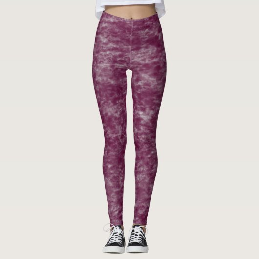 Trendy Wine Pattern All-Over Print Leggings (Vorderseite)