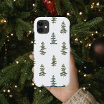 Trendy Winter | Weihnachtsbaummuster Case-Mate iPhone Hülle<br><div class="desc">Trendy Winter | Weihnachtsbaummuster</div>