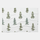 Trendy Winter | Weihnachtsbaummuster Geschirrtuch (Horizontal)