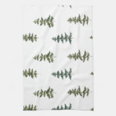 Trendy Winter | Weihnachtsbaummuster Geschirrtuch (Vertikal)