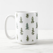 Trendy Winter | Weihnachtsbaummuster Kaffeetasse (Links)