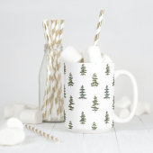 Trendy Winter | Weihnachtsbaummuster Kaffeetasse