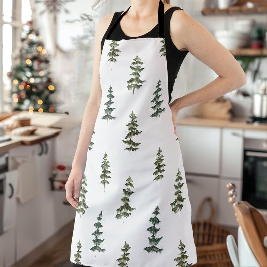 Trendy Winter | Weihnachtsbaummuster Schürze