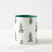 Trendy Winter | Weihnachtsbaummuster Tasse (Zentrum)
