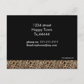 trendy wir haben Postkarte verschoben (Rückseite)