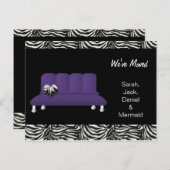 trendy wir haben Postkarte verschoben (Vorne/Hinten)