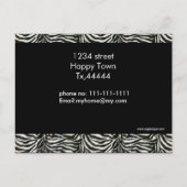 trendy wir haben Postkarte verschoben (Rückseite)