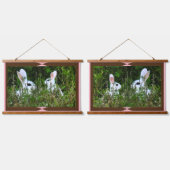 Trendy Wohngestaltung / Office Animals Rabbit Wandteppich Mit Holzrahmen (Doppelt)