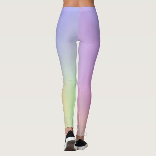 Trendy Women's Bohemische Rainbow-Leggings: Stilvo Leggings (Rückseite)