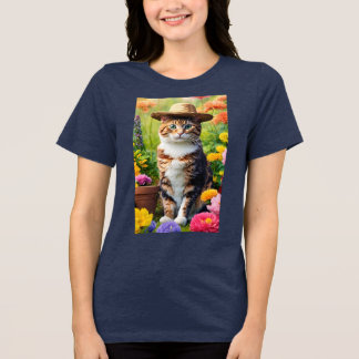 "Trendy Women's Fashion T - Shirt: Entdecken Sie d Tri-Blend Shirt