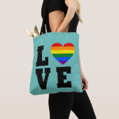 Trendy Womens Stacks Liebe Rainbow Lässig Tasche (Von Nahem)