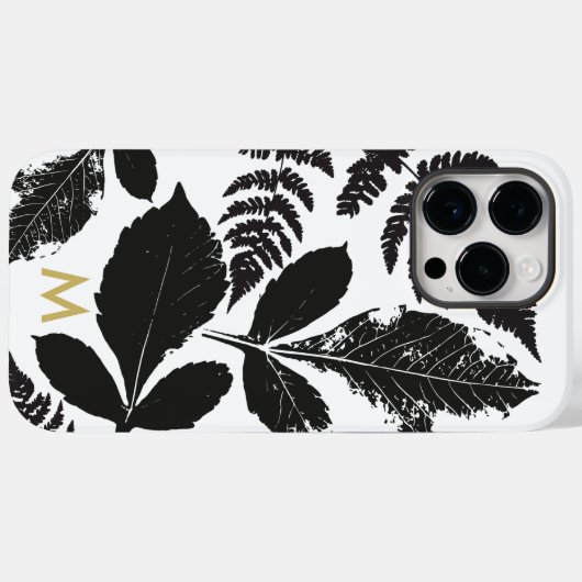 Trendy Woodland Blätter Case-Mate iPhone Hülle (Rückseite (Horizontal))