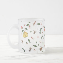 Trendy Woodlands Wildblumen & Bugs Mattglastasse