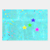 "Trendy Wrapping Paper Flat Sheet Set 3 Geschenkpapier Set (Vorderseite)