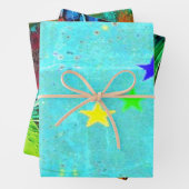 "Trendy Wrapping Paper Flat Sheet Set 3 Geschenkpapier Set (Beispiel)